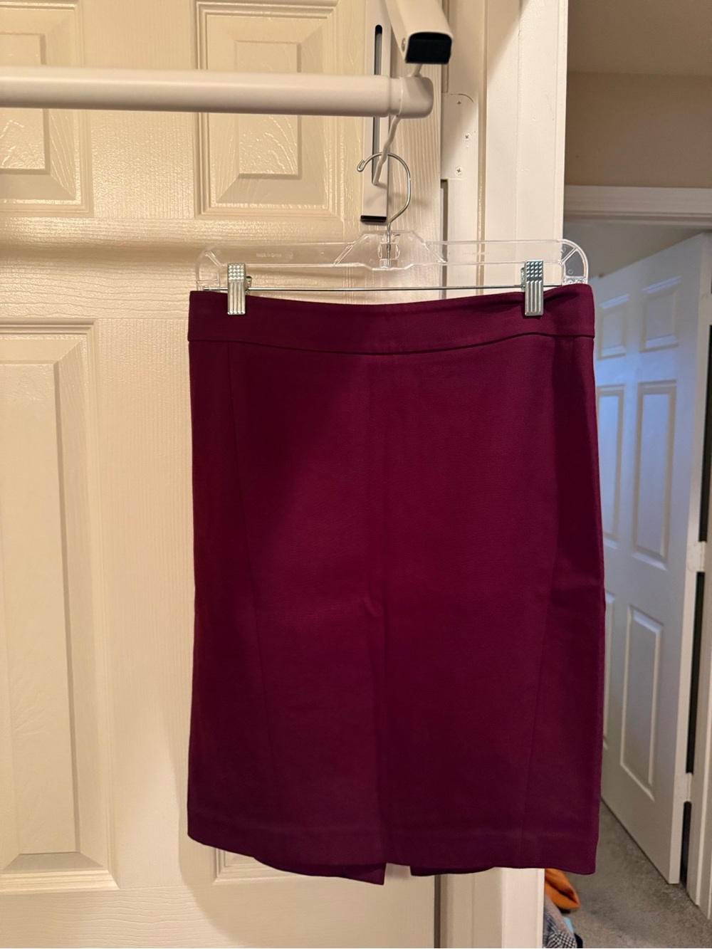 LOFT burgundy Pencil Skirt